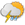 Pouco nublado com tempestade eléctricas
